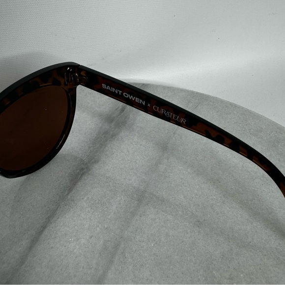 Saint Owen x Curateur WYLDE Tortoise Shell Sunglasses NEW With Case - Picture 7 of 9